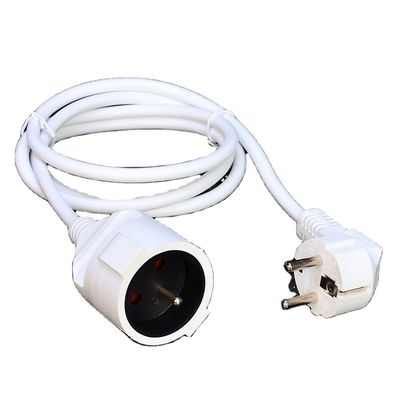 Waterproof Power Cable White VDE Plug Power Cord 1.5M Length or Customized for Home Appliances