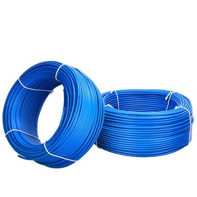 단열된 VDE 표준 블루 300/300V RVV 2*0.75mm 유연 전력 케이블 단열을 가진 두 개의 코어 와이어 구리 전도기