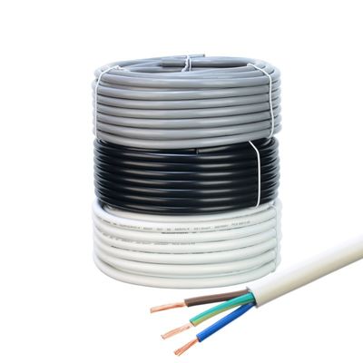 PVC Insulated Flexible Electrical Wire Multi Core Power Cable 3G4 4mm 3 Core VDE H05vv-f 300 500v with Copper Conductor