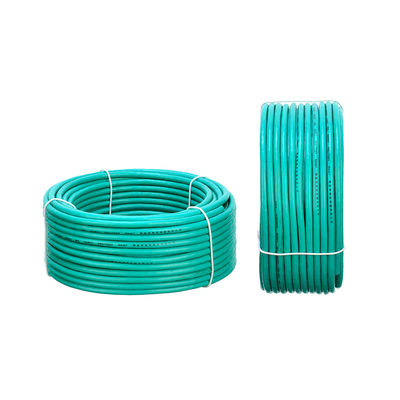 고립된 녹색 구리 전력 케이블과 PVC 재킷 유연 코어 단일 코어 와이어 1 * 6MM2