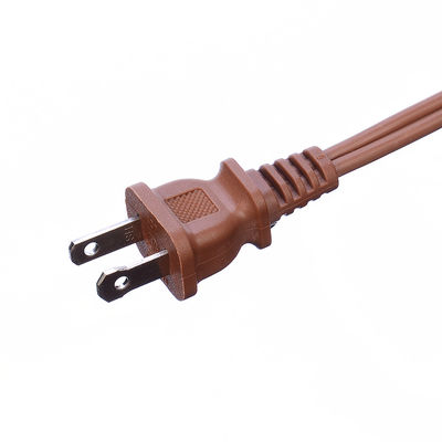 2X16AWG 브라운 단열 보호 ETL 플러그 전원 케이블 연장 케이블 NEMA 남성 끝 타입 ETL 컴플라이언트 ETL 인증