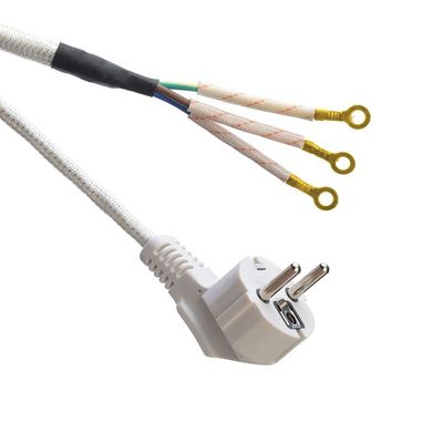 SNI 인증 16A 플러그 넥티드 파워 코드 연장 케이블 노트북용 케이블 사양 H03RT-F 3x0.75-1.5MM2 흰색