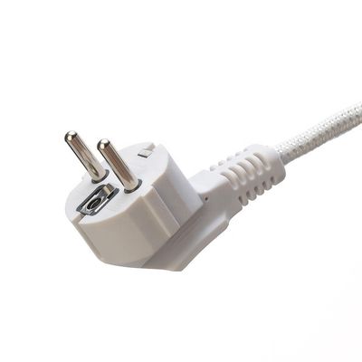 SNI 인증 16A 플러그 넥티드 파워 코드 연장 케이블 노트북용 케이블 사양 H03RT-F 3x0.75-1.5MM2 흰색
