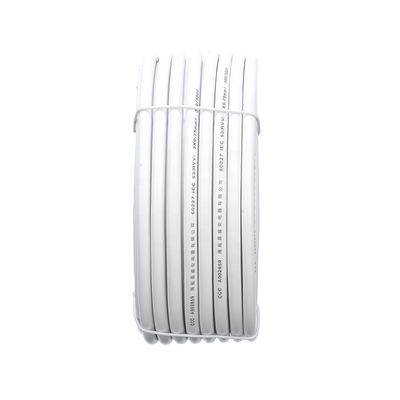온도 범위 -5C ~ 70C RVV 3 코어 3X0.75mm2 흰색 단열 보호 전기 전원 케이블
