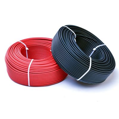 DC 1500V H1Z2Z2-K 1X25MM 콘크리트 된 구리 XLPE 자켓 태양 전지 케이블 태양 에너지 시스템 -40C ~ 90C 온도 범위