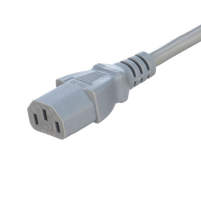 상용급 CCC 인증 컴퓨터 전원 케이블 Y 스플리터 3C 플러그와 2 차원 C13 플러그 소켓 16a 3pin