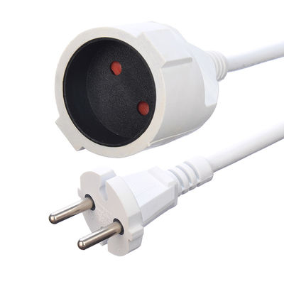 케이블 사양 H05VV-F 2x1.0mm2 네트워크 SDK 직전 VDE 10A 플러그 전원 케이블 가정용 가전용 확장 케이블
