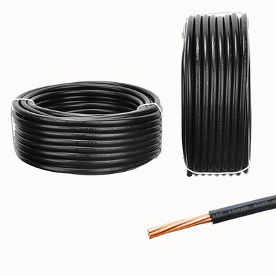 VDE H07V-R 450/750V 검은색 단일 코어 와이어 가정용 가전 전기 전원 케이블