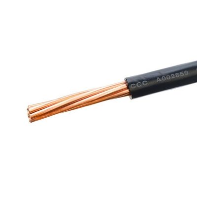 VDE H07V-R 450/750V 검은색 단일 코어 와이어 가정용 가전 전기 전원 케이블
