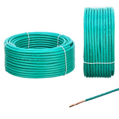 100M/1roll PVC 단열물질 유연 한 코어 와이어 구리 전도기 가전용 전기 전원 케이블