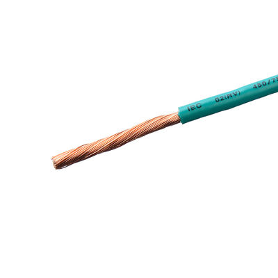 100M/1roll PVC 단열물질 유연 한 코어 와이어 구리 전도기 가전용 전기 전원 케이블