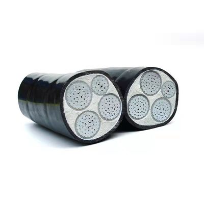 YJLV 4x150mm2 CCC 인증 및 600-1000V 등급 전압의 태양광 발전소용 알루미늄 선도 전력 케이블