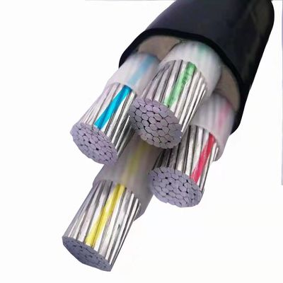 YJLV 4x150mm2 CCC 인증 및 600-1000V 등급 전압의 태양광 발전소용 알루미늄 선도 전력 케이블