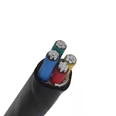 YJLV 4x150mm2 CCC 인증 및 600-1000V 등급 전압의 태양광 발전소용 알루미늄 선도 전력 케이블