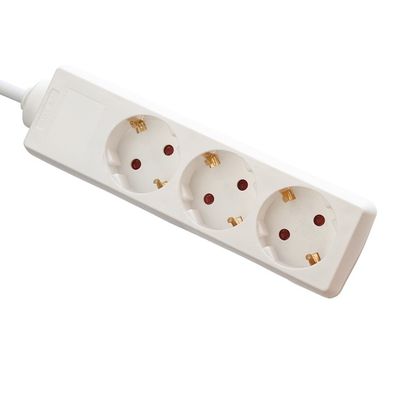다양한 표준 3*0.75mm 전력 케이블 멀티 플러그 전력 소켓 확장 3 차원 유니버설 확장 케이블 250V/16A 흰색