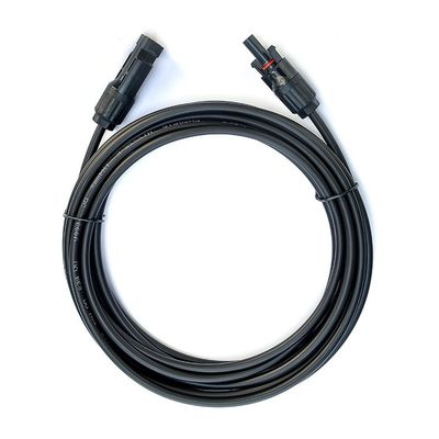 쌍둥이 코어 4mm 6mm 8mm 10mm DC 1500V 태양 전지 케이블 태양 전지 패널 1m 2m 4m 길이 경쟁력있는 내구성 오래 지속