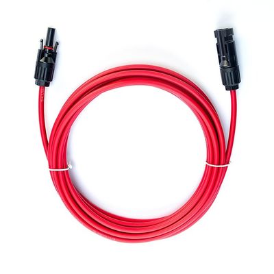 쌍둥이 코어 4mm 6mm 8mm 10mm DC 1500V 태양 전지 케이블 태양 전지 패널 1m 2m 4m 길이 경쟁력있는 내구성 오래 지속