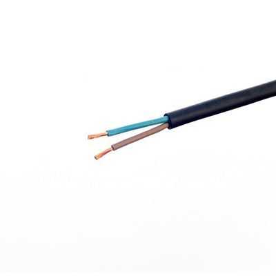 VDE 표준 H05rr f 고무 전력 케이블 2x0.75 가전용 전자기기 -5C ~ 70C 2C X0.75MM2 정상 섹션