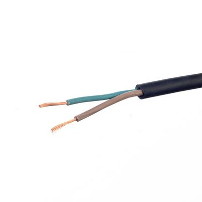 VDE 표준 H05rr f 고무 전력 케이블 2x0.75 가전용 전자기기 -5C ~ 70C 2C X0.75MM2 정상 섹션