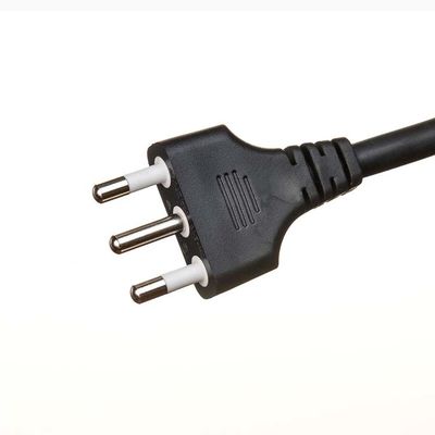 검은색 16awg BC01 및 220v 10m 태양 전지 케이블 IMQ 표준 3 톱니 US 전력 전구 산소 자유 배열 된 나선 구리