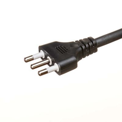 검은색 16awg BC01 및 220v 10m 태양 전지 케이블 IMQ 표준 3 톱니 US 전력 전구 산소 자유 배열 된 나선 구리