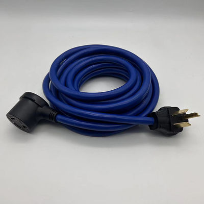 20A 110V 전기 케이블 및 연장 Wre 50 Amp Rv 연장 케이블 중량 Nema 3 핀 10-50P 플러그 STJW 3/14 3/12 3/10 AWG 10-50
