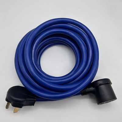 20A 110V 전기 케이블 및 연장 Wre 50 Amp Rv 연장 케이블 중량 Nema 3 핀 10-50P 플러그 STJW 3/14 3/12 3/10 AWG 10-50