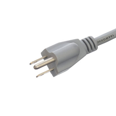 노트북용 상용 ETL 전원 케이블 14 AWG 오픈 엔딩 15A NEMA-15P 3단계 플러그 확장 케이블 유니버설 소켓 브랜드 전원 케이블