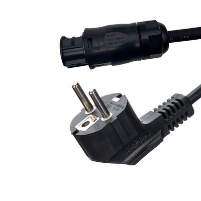 S 인증 된 스위스 방수 플러그 IP55 AC 전원 케이블과 Betteri BC01 IP68 인증 표준 DIN VDE 0620/EN 50075 1990