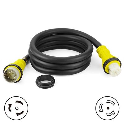 해상 해상 전력 케이블 SS2-50 남녀 50A 125V/250V 100FT 6FT/8FT/10FT/12FT/25FT 길이 구리 선도자 물질