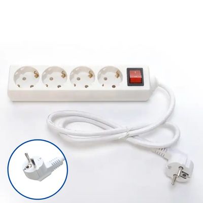 250V 연장 케이블 유니버설 소켓 3M 5M 케이블 4홀 전원 스트립 3x4 전원 케이블 16A 여러 소매점 및 장치