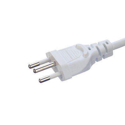 사용자 정의 브라질 10A/250V 3 핀 플러그 3x0.75MM2 PS4 소금 램프 전원 케이블 DIN VDE 0620/EN 50075 1990에 의해 인증