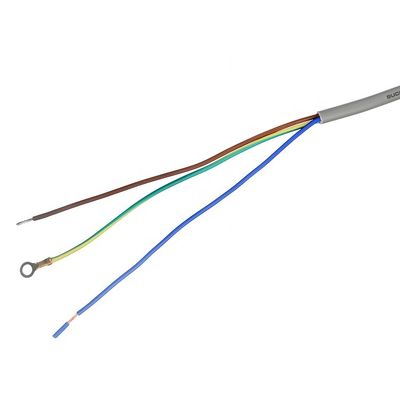 16A 플러그 VDE H05vv-f 3g1.0mm2 와이어 오픈 엔딩으로 벗겨진 사용자 정의 AC 컴퓨터 전원 유로 코드 최고의 환영 패션