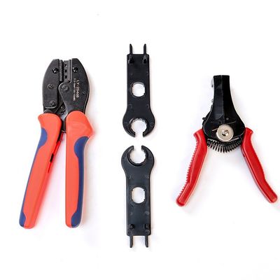 태양광 시스템 도구 적합 케이블 사각형 범위 2.5MM2 / 4MM2 / 6MM2 PV 케이블 PV004 커넥터에 대한 도구 키트