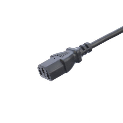 검은색/자격화 된 AC 플러그 IEC60320 C13 C5 3 핀 전원 코드로 영국 BS 표준 10A-16A 등급 전류 공급 전력 케이블