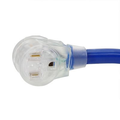 아웃도어 야드 파티 125V 15A NEMA 6-50P/R 중량 1/3/5/6/20FT 50M 조명 끝 블루 멀티 Rv 케이블 연장 전원 전구