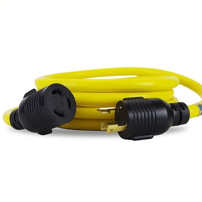 ETL 목록 3 톱 30 Amp 발전기 전구 25 피트 중량 NEMA L5-30P/L5-30R 10 가이 125V SJTW 잠금 발전기 연장 전구
