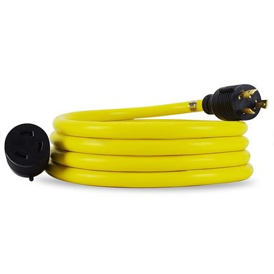 ETL 목록 3 톱 30 Amp 발전기 전구 25 피트 중량 NEMA L5-30P/L5-30R 10 가이 125V SJTW 잠금 발전기 연장 전구