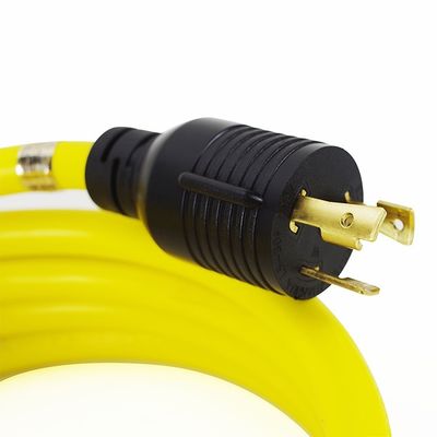 ETL 목록 3 톱 30 Amp 발전기 전구 25 피트 중량 NEMA L5-30P/L5-30R 10 가이 125V SJTW 잠금 발전기 연장 전구