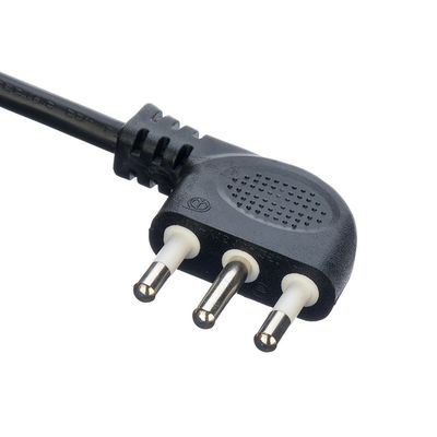 16A IEC 60320 C13 클로버 커넥터 블랙 이탈리아 표준 H05VV-F 3x0.75MM2 연장 케이블 가이드 표준 가이드