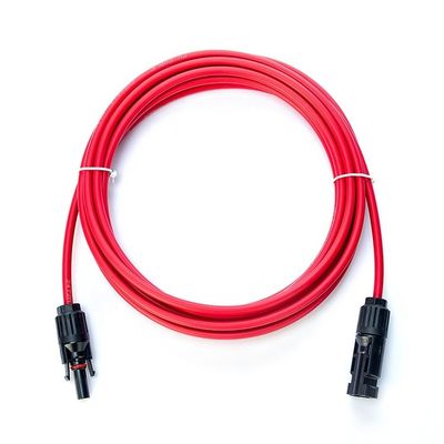 XLPO 단열 3M DC 태양 확장 케이블 1X4mm2 PV004 남성 및 여성 PV 지부 커넥터 40 P 구리 전도기