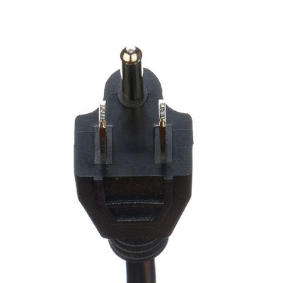 125V AC 전원 케이블 식기세척기 냉동기 220V 확장 ETL 승인 미국 NEMA 5-15P에서 IEC C13 스트립 끝 18AWG 220V