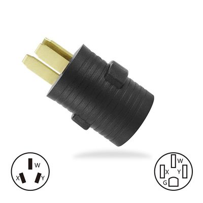20A 등급 전류 NEMA 14-30P ~ 10-50R 30 Amp 남성 플러그 ~ 50 Amp 여성 수납 장치 어댑터