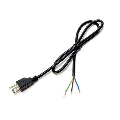 맞춤형 ETL 3 톱 미국 전원 코드 ETL1ft 평면 머리 확장 코드 PVC 재킷 3X16AWG 7a 125v 2 톱 그림 8