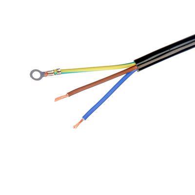 맞춤형 ETL 3 톱 미국 전원 코드 ETL1ft 평면 머리 확장 코드 PVC 재킷 3X16AWG 7a 125v 2 톱 그림 8