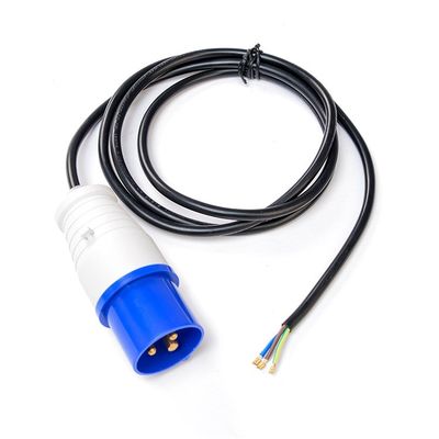 3M EU Rewireable Power Cord 16A 3P IP44 Indoor Outdoor Dustproof Waterproof Industrial Plug Cable H05VV-F 3X1.5MM VDE