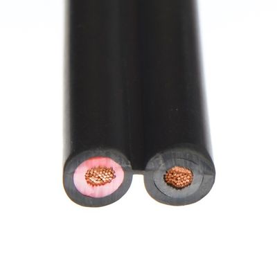 태양광 케이블 태양광 에너지 시스템용 단일 코어 PV 케이블 일반 섹션 1C X56/0.285MM 길이 100M/1roll 빨간색 검은색