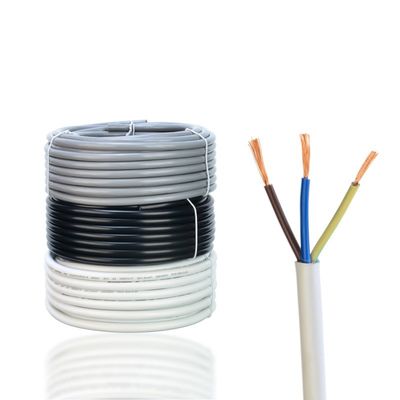 3x0.75 1.0 1.5 mm2 H03vv-f/h05vv-f/h07vv-f SNI/VDE/KC 인증 3단계 다중 코어 구리 Pvc 전력 케이블 가정용 배선