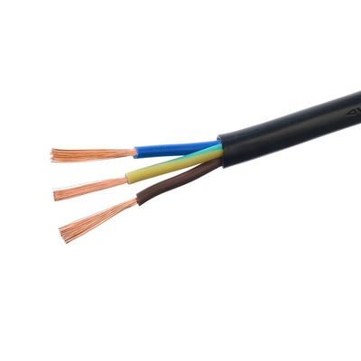 RVV 3 코어 3X0.75mm2 가정용 가전용 전기 전원 케이블 블랙 코어 식별 블루/브런/녹색 노란색