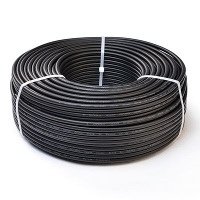 1x4mm2 XLPE 알로겐 없는 태양 전력 동전 전력 케이블 PV 패널 TUV 승인 5급 유연 캔 구리 길이 100M/1roll